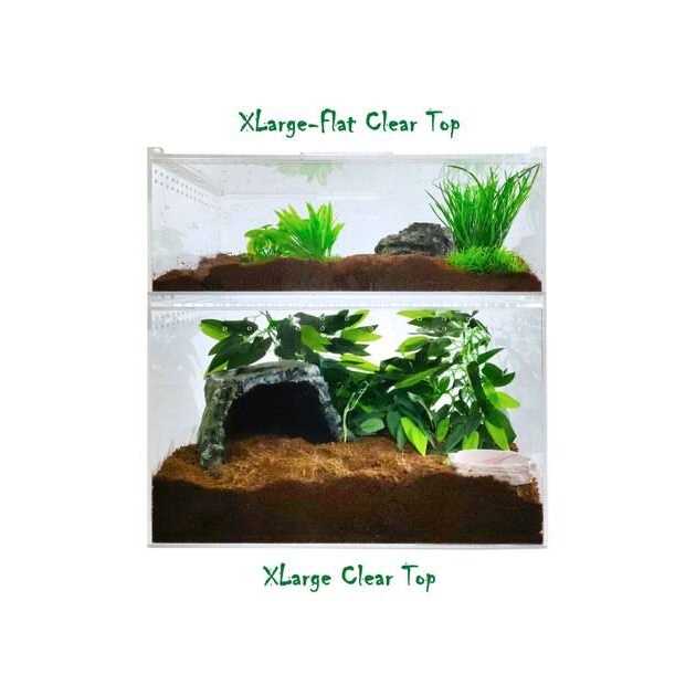 HerpCult Acrylic Clear-Top Reptile Habitat - Pet Supplies online store