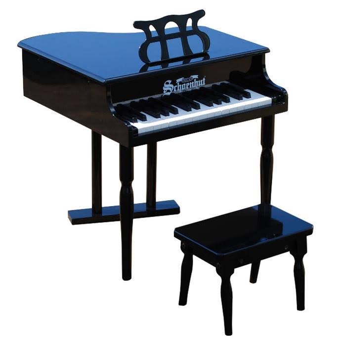 Schoenhut 30 Key Pink Classic Baby Grand Piano