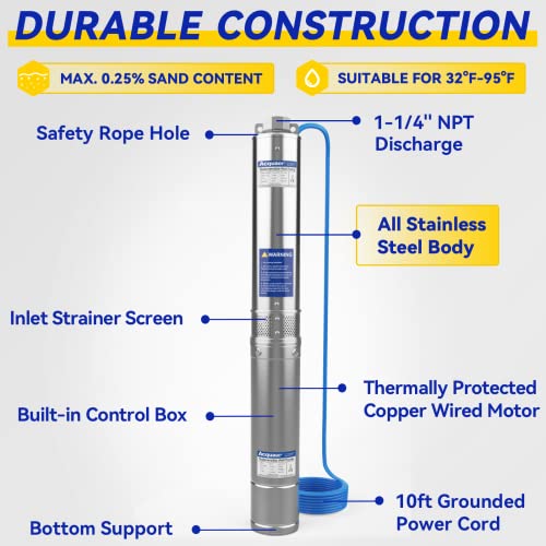 Acquaer Submersible Well Pump