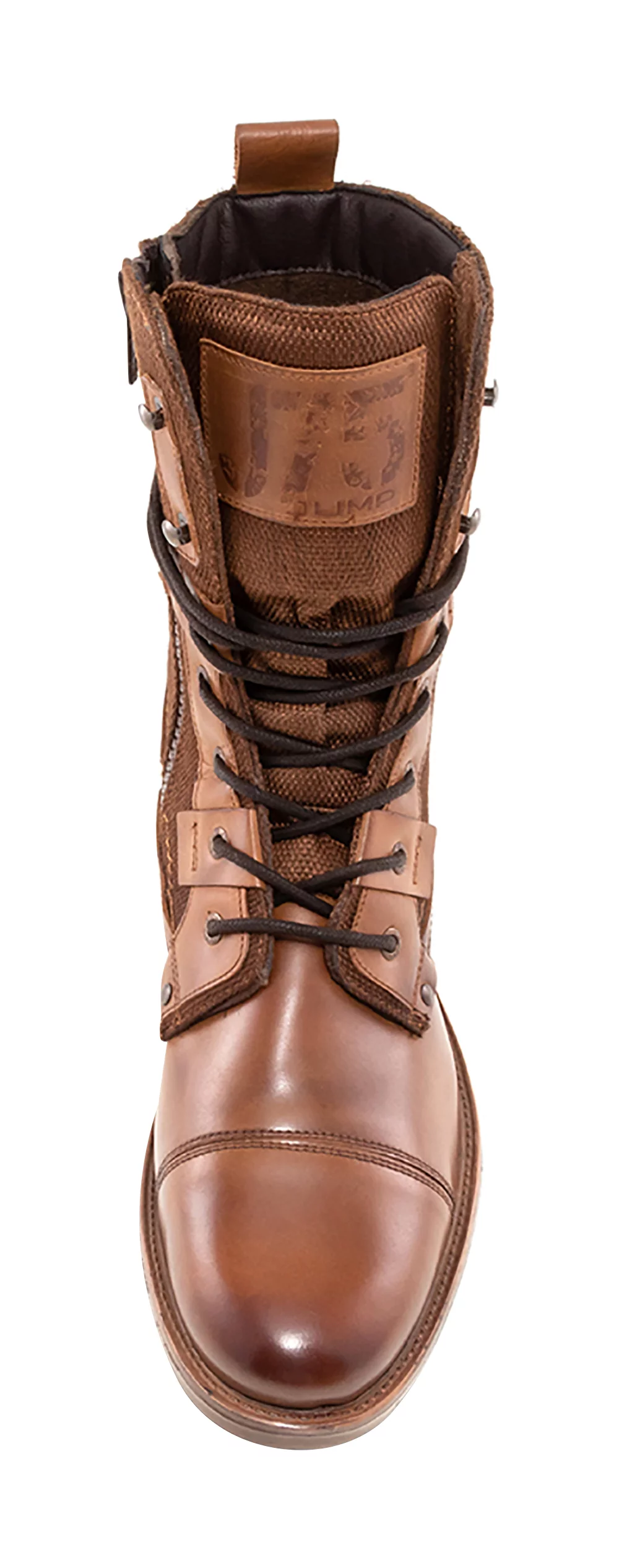 J75 by Jump Deploy Light Weight Mid-calf Cap-toe Lace-up & Inside Zipper Combat Tactical Military Boots for Men