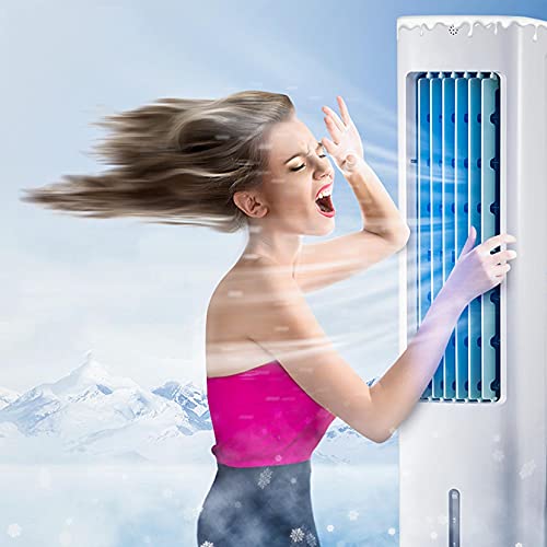 3-in-1 Evaporative Air Cooler,Mobile Air Conditioner Tower Fan Cooling & Humidifier & Purifier,3 Speed,3 Modes Oscillation 7h Timer for Home,Office