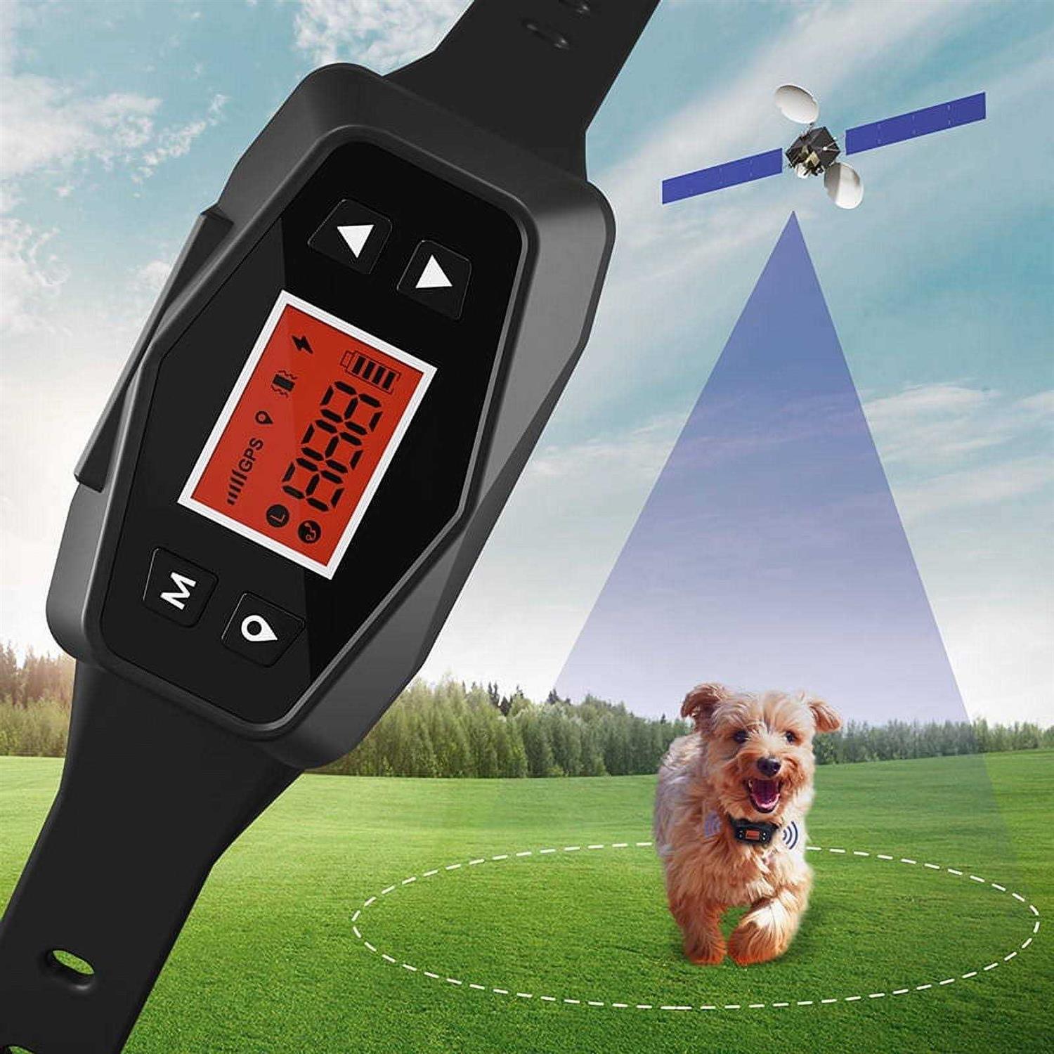 Petdiary F800 GPS Dog Fence System Outdoor Wireless GPS Dog Fencing Collar with Beep Vibration Static Shock - Pet Supplies online store