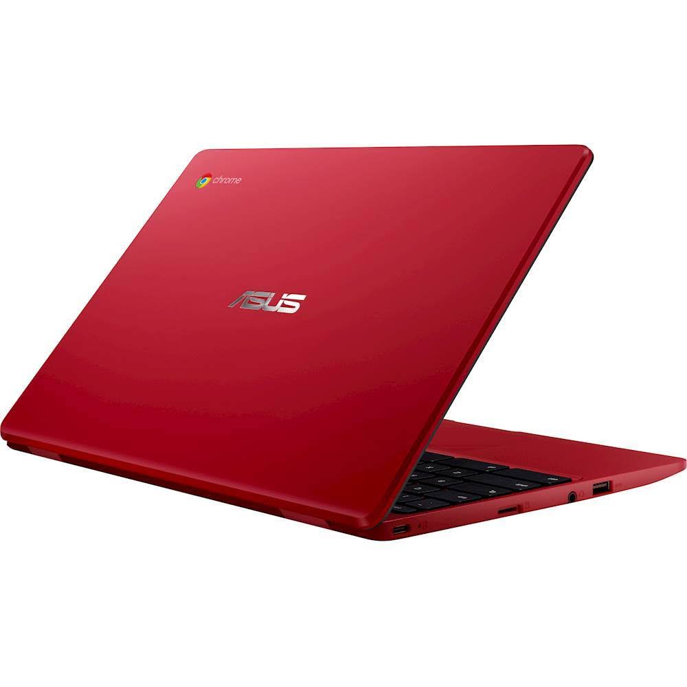 Asus - Chromebook C223NA-DH02-RD 11.6in Intel Celeron N3350 Proc