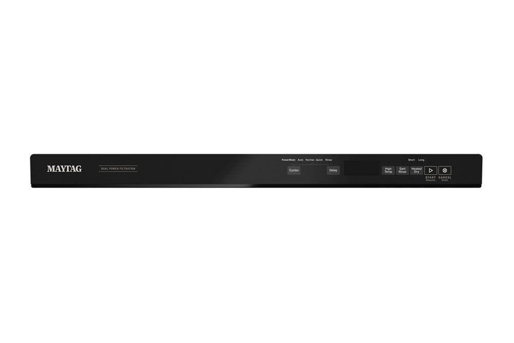 Maytag Top Control Dishwasher with Third Level Rack and Dual Power Filtration MDB8959SKB - Black