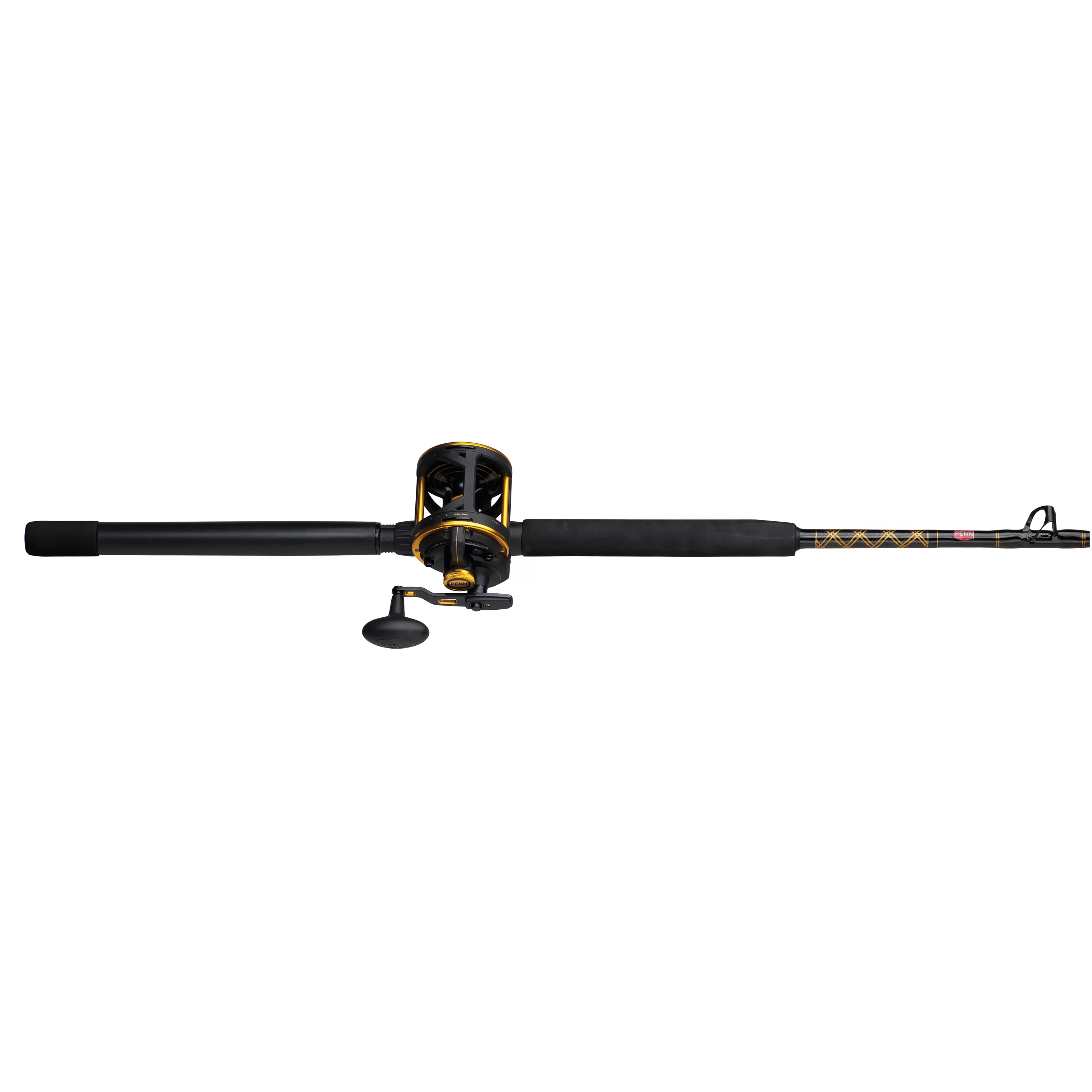 PENN 6'6" Squall Lever Drag Conventional Combo, Reel Size 50