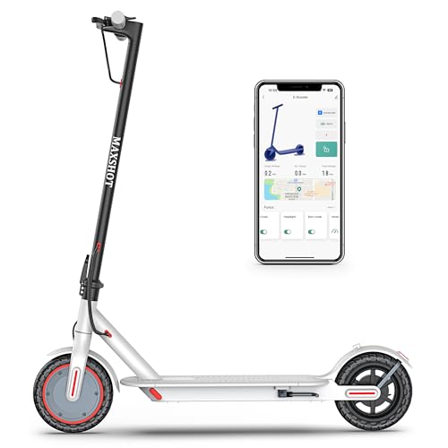 Electric Scooter for Adults, 8.5"/10" Tires, 19/22Mph, 350W/500W Motor, 21-28 Miles Range, Folding E-Scooter with Dual Suspension,APP(V1/SPRO/MAX/PRO)