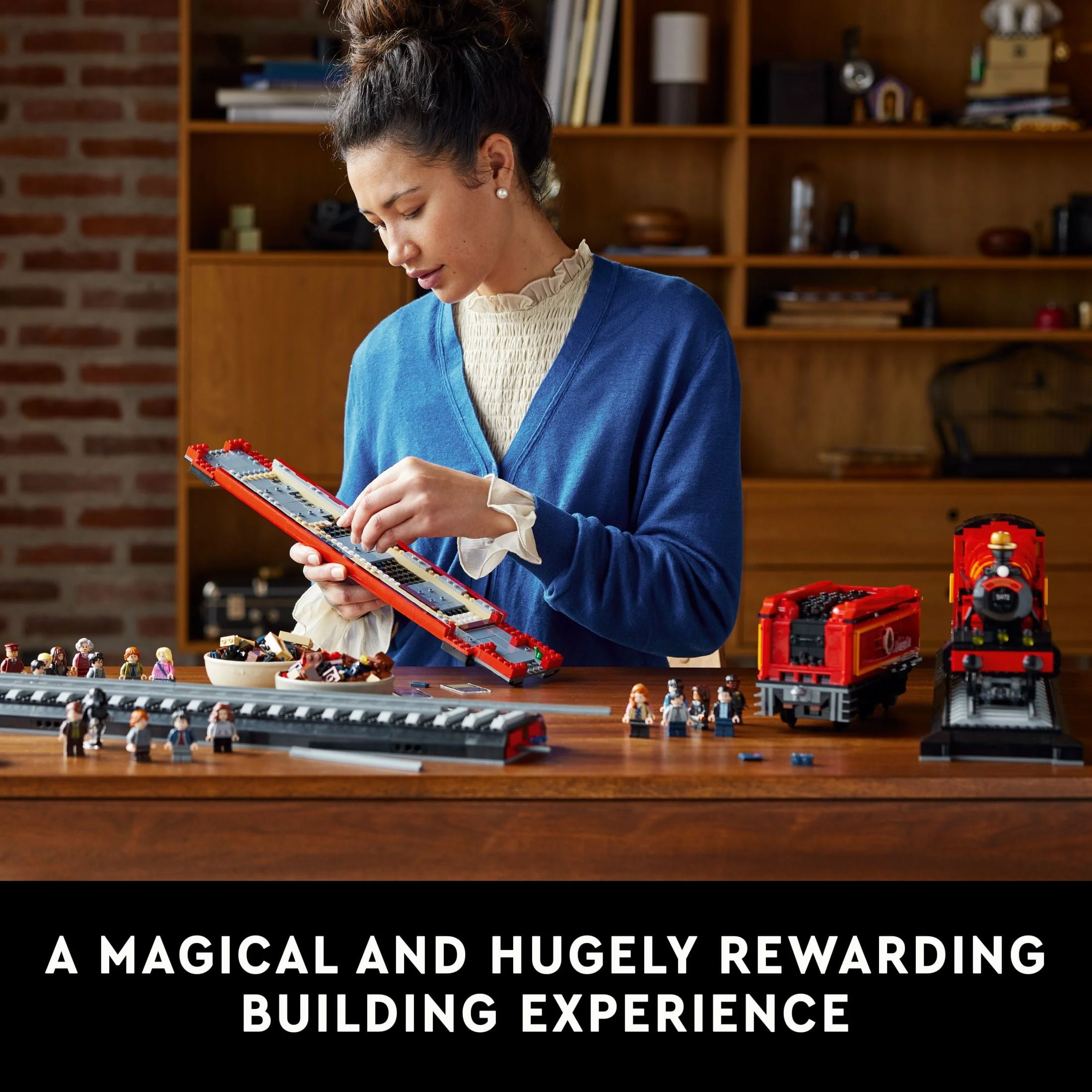 LEGO Harry Potter Hogwarts Express – Collectors' Edition 76405, Iconic Replica Model Steam Train from the Films, Collectible Memorabilia Set for Adults