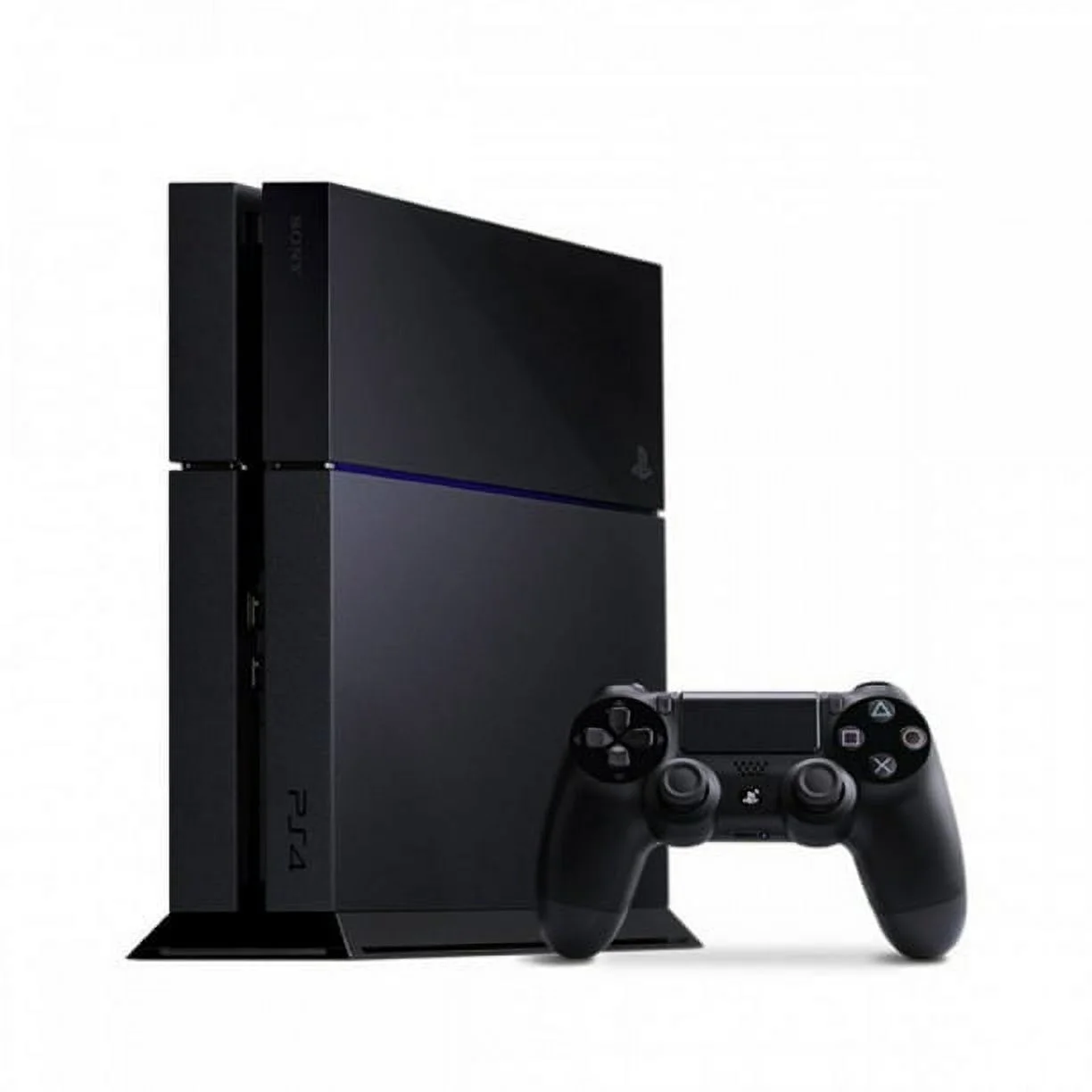 Sony PlayStation 4 500GB Gaming Console Black HDMI Cable 2 Controller with BOLT AXTION Cleaning Kit Bundle Like New