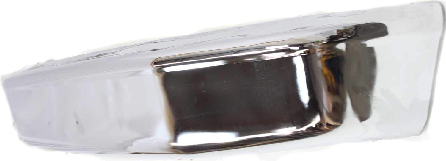 Evan-Fischer Front Bumper Compatible with 1992-1996 Ford F-150 / F-250 / Bronco Chrome
