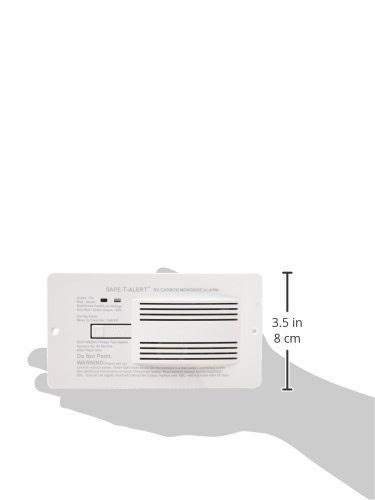 Safe-T-Alert 65-542-WT Carbon Monoxide Alarm Flush Mount
