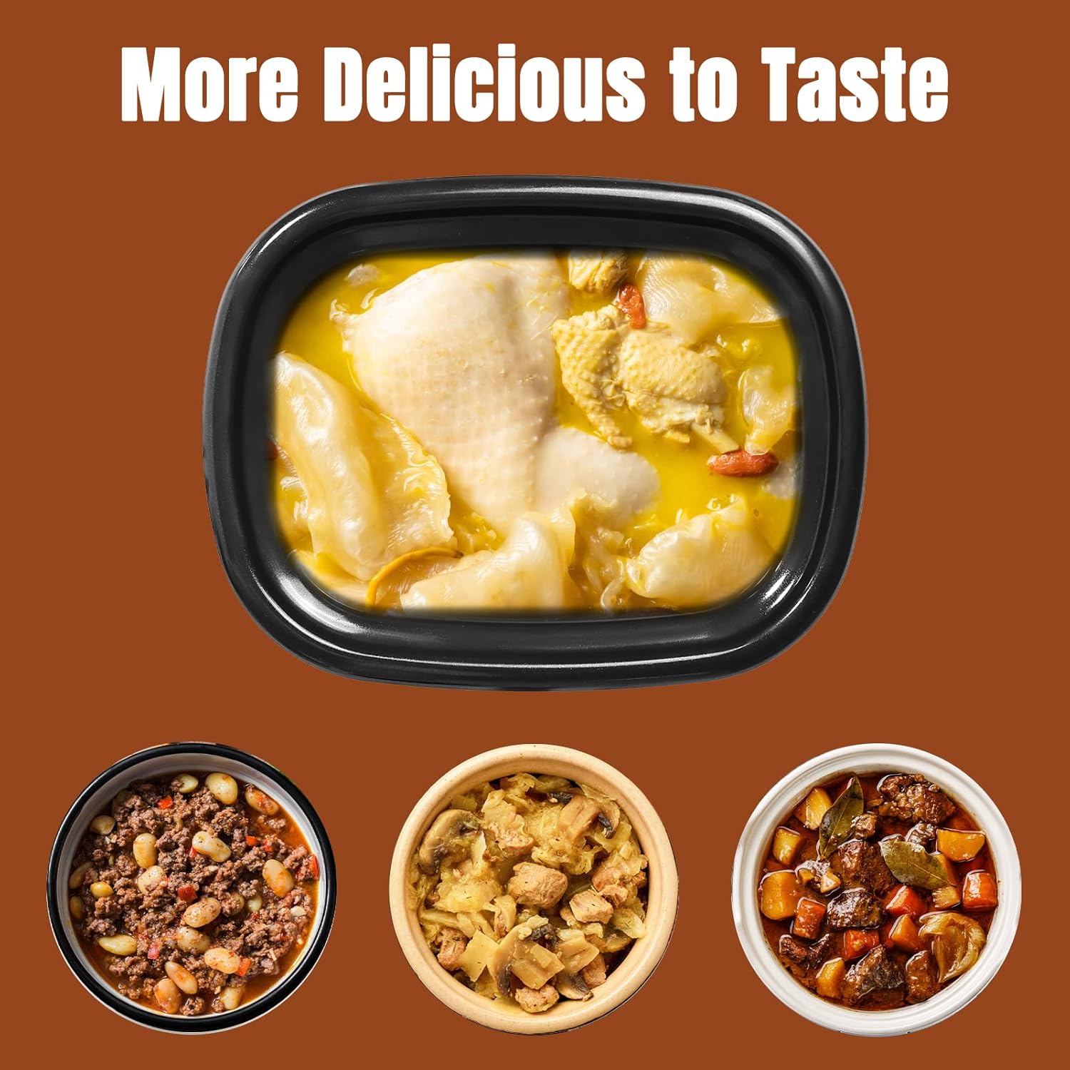6.5Qt 11-in-1 Multi Cooker, Digital Programmable Slow Cooker, Sous Vide, Rice Cooker, 1500W Timer&Temp Control,Dishwasher Safe Lid&Nonstick Inner Pot
