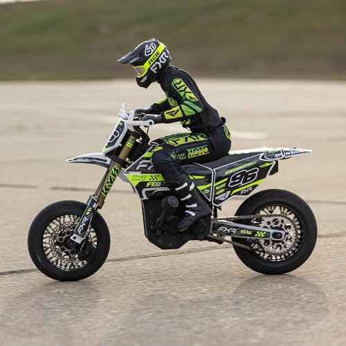 Losi Promoto-SM 1/4 Super Moto Motorcycle FXR White RTR Basic LOS-2272