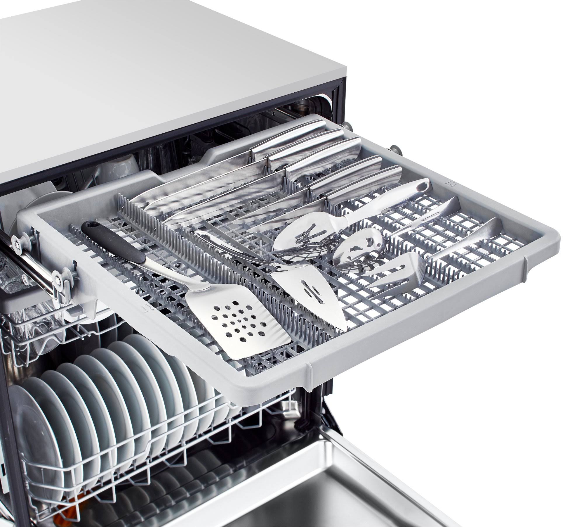 LG LDF5678SS: Stainless Front Control Smart Wi-Fi Enabled Dishwasher with Quadwash