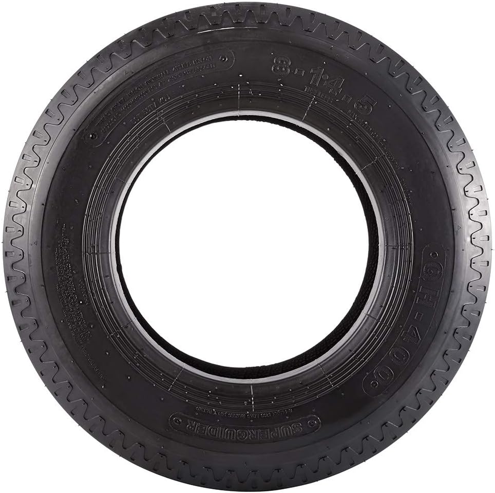 Set of 2 Heavy Duty Highway Trailer Tires 8-14.5 Load Range G 8x14.5 8-14.5 Motor Mobile Home Tire, 14PR