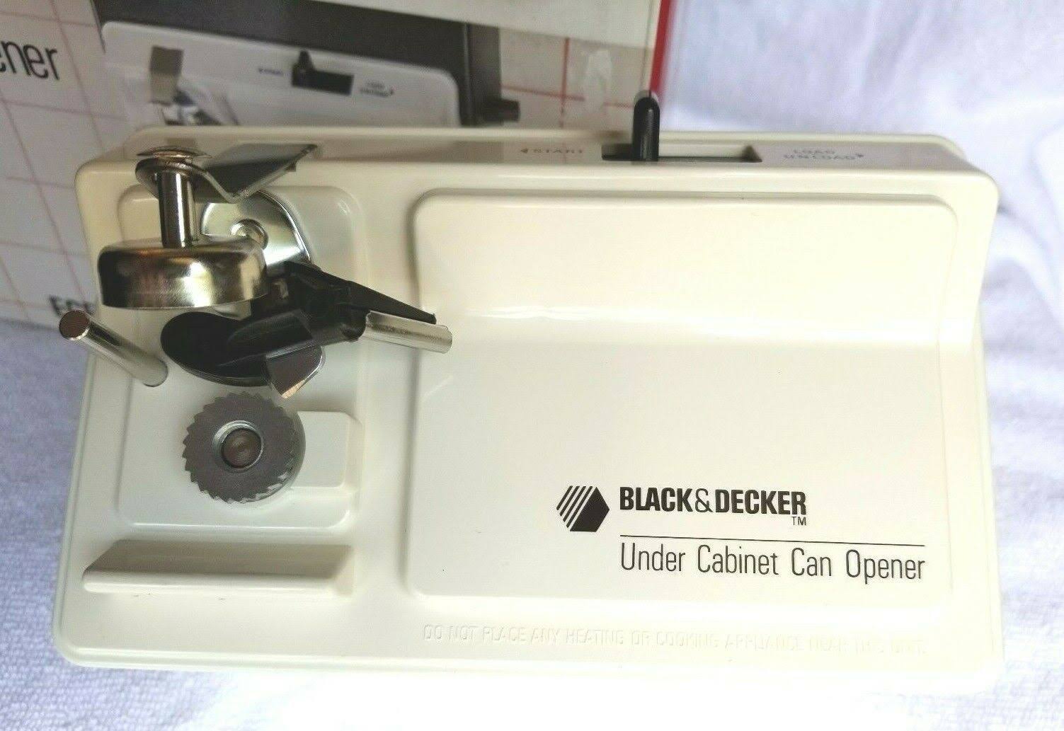 Black u0026 Decker Spacemaker Under Cabinet Electric Can Opener EC59D