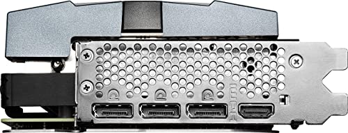 MSI Gaming GeForce RTX 3080 Ti Gaming X Trio 12G Computer Gaming Graphics Card 12GB GDRR6X 320-Bit HDMI/DP Nvlink Torx Fan 3 Ampere Architecture OC, NVIDIA GPU Video Cards for Gaming PC (Renewed)