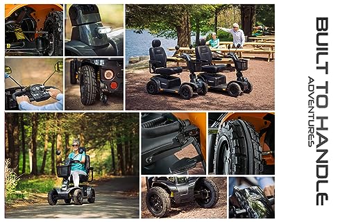 Pride Mobility Pursuit 2 HD Mobility Scooter with Extended Warr (20 x 18 x 20 Seat, Orange)