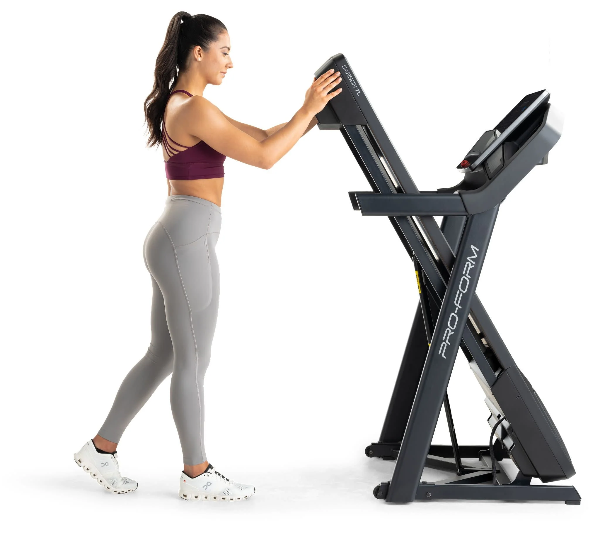 ProForm Carbon TL; Treadmill for Walking and Running with 5鈥?Display, Built-In Tablet Holder and SpaceSaver Design