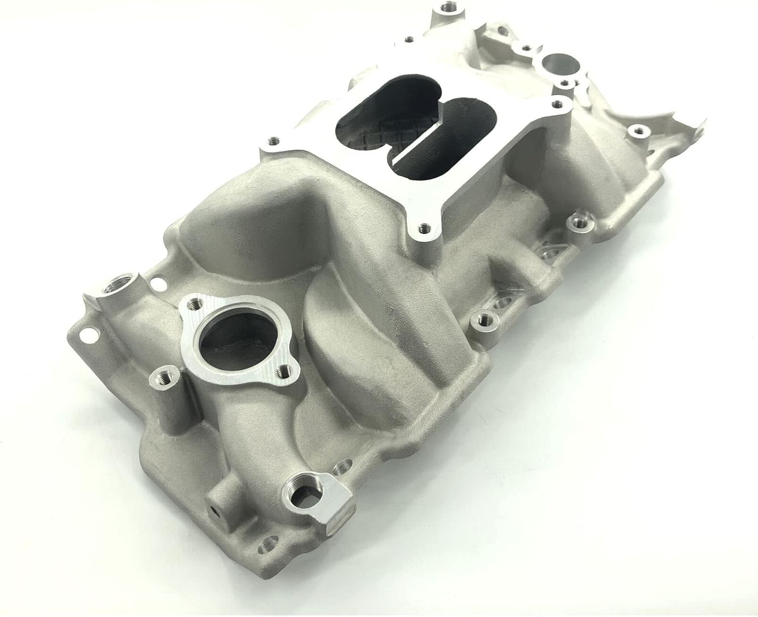 Aluminum Stain SBC Small Block Chevy 350 400 intake manifold Dual Plane 1955-1986 Idle-5500 RPM