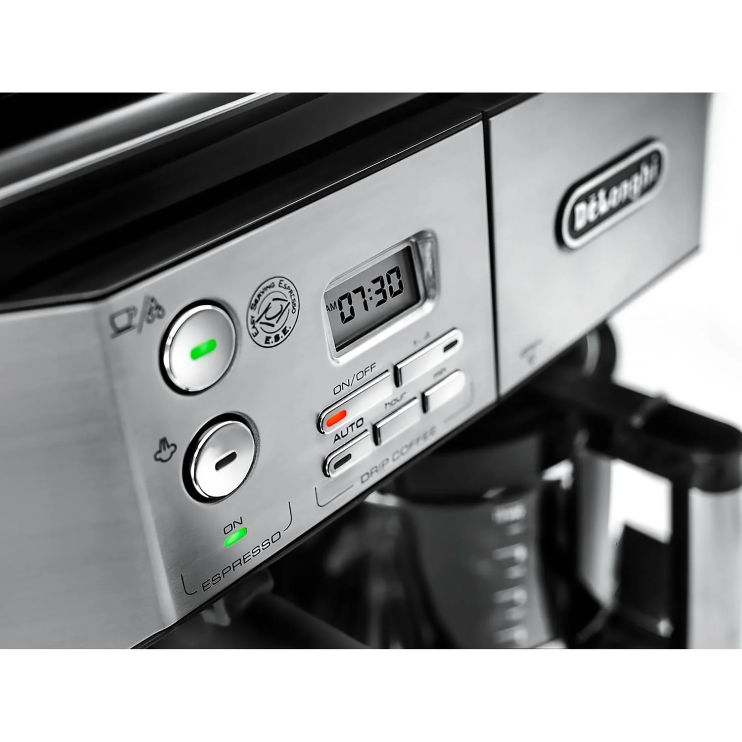 De'Longhi Combi Coffee Machine, Black,Silver,Multi-color