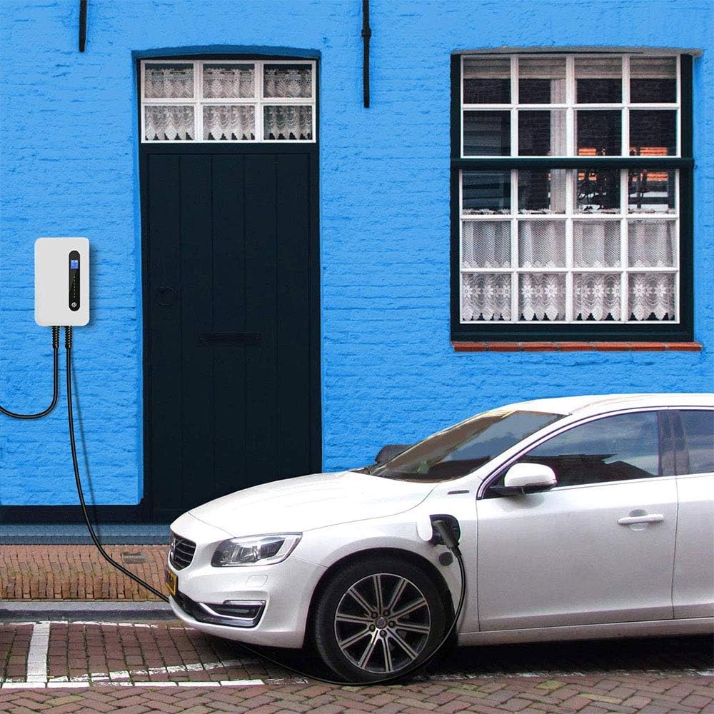 Lectron 240V 40 Amp Level 2 Electric Vehicle (EV) Charging Station with 20ft/6m J1772 Cable & NEMA 6-50 Plug - EVSE 9.6kW Compatible with All SAE J1772 Electric Vehicles