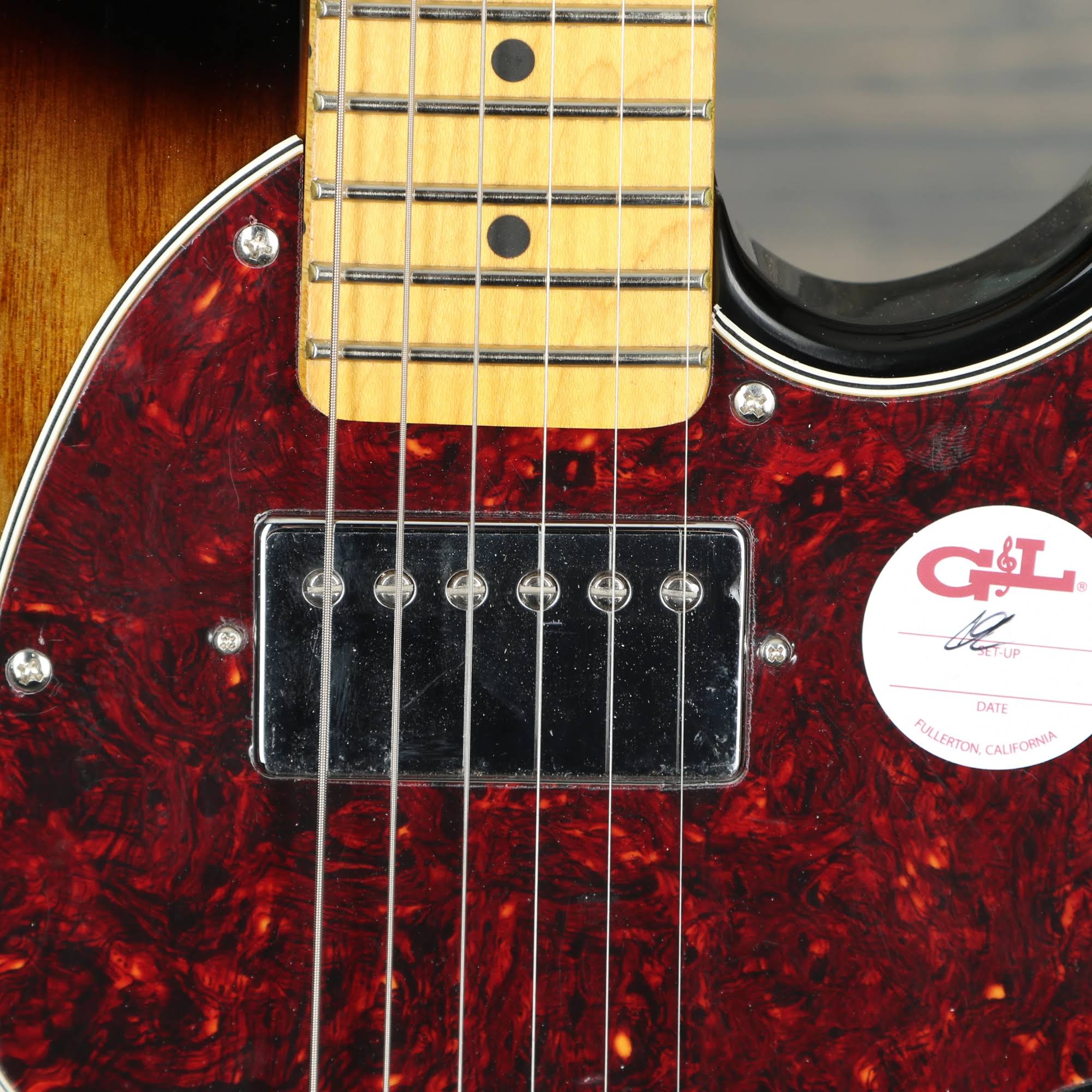 Gu0026L Tribute ASAT Classic Bluesboy Semi-Hollow - 3-Tone Sunburst