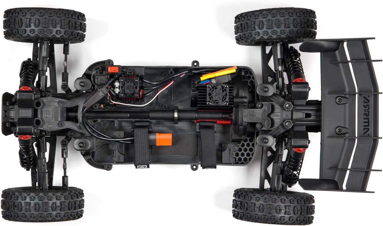 ARRMA 1/8 Typhon 4X4 V3 3S BLX Brushless Buggy RC Truck RTR (Transmitter and Receiver Included, Batteries and Charger Required), Red, ARA4306V3, Unisex Adult