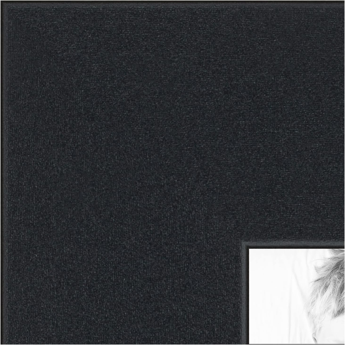 ArtToFrames 28x37 Inch Black Picture Frame, This 2.00 Inch Custom MDF Poster Frame is Black, Great for Your Art or Photos - Comes with Economy Acrylic