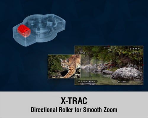 ATN X-Trac Smart Tactical Remote Access Control w/Bluetooth, Device Works Smart HD Scopes to Operate Through The menu Faster, Black Pack of 2