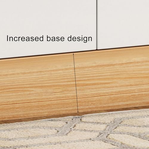 Multi-Function Kitchen Pantry Storage Cabinet, Freestanding Hutch with Buffet Cupboard, Microwave Stand, and Utility Pantry featuring Drawers, Doors, and Shelves for Household Organization W