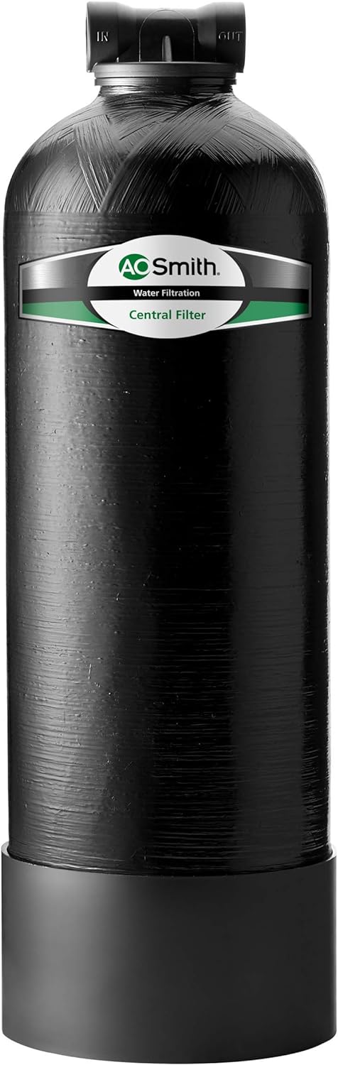 AO Smith Whole House Water Softener Alternative - Salt Free Descaler System for Home - Works with City & Well Water Filters - 6yr, 600,000 Gl, AO-WH-DSCLR