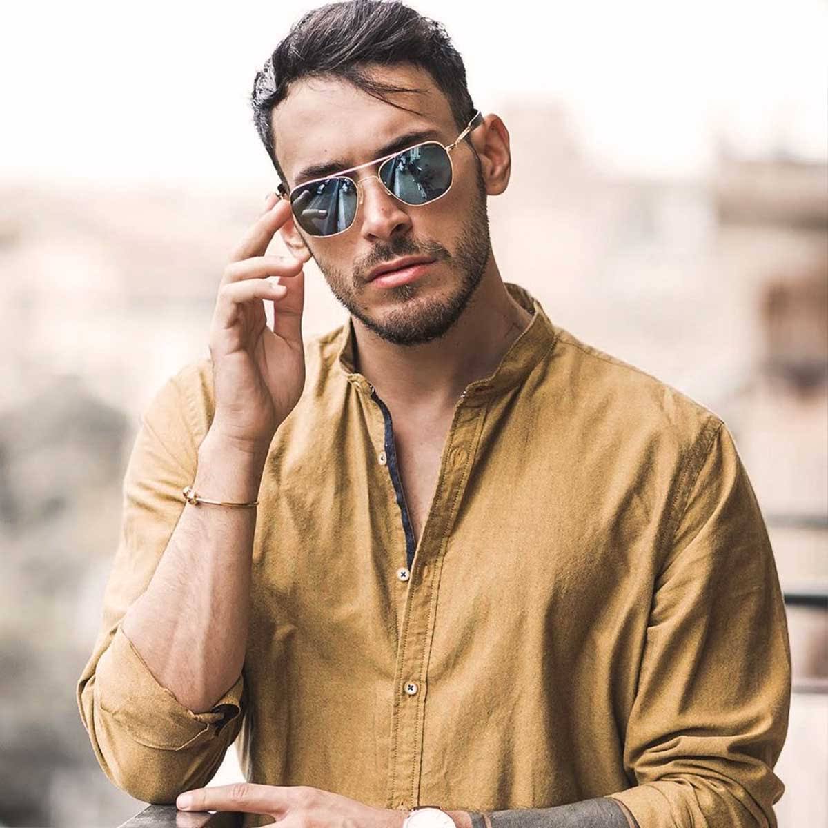 Randolph Engineering Aviator - Bayonet Temple Sunglasses in Gold