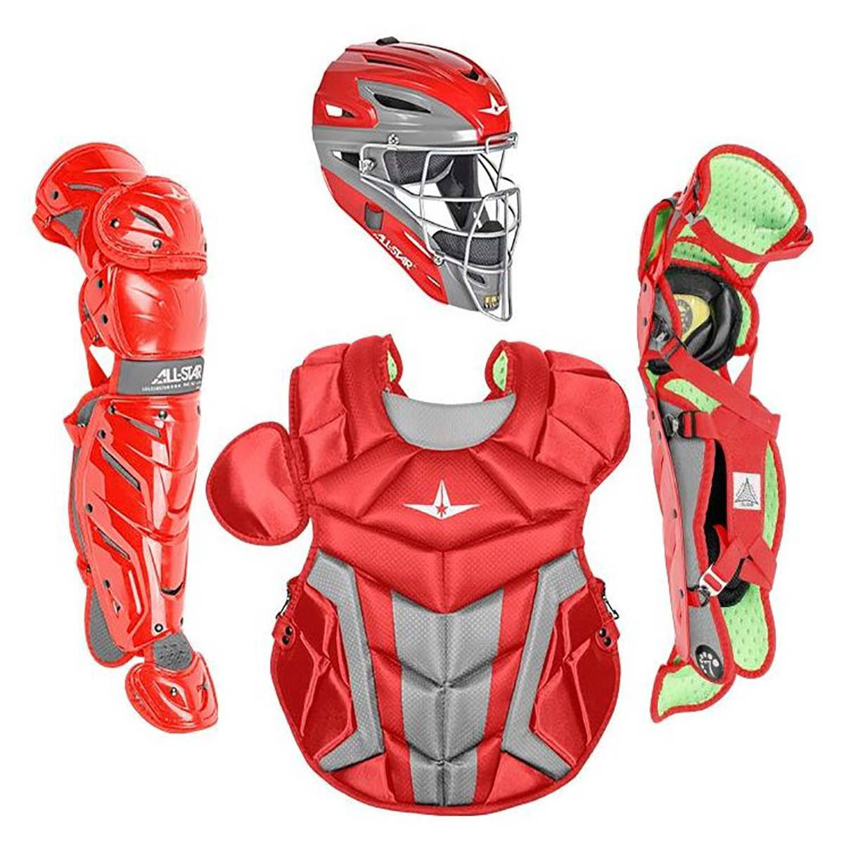 All Star CK912S7X Youth System7 Axis Pro Catchers Gear Set Royal