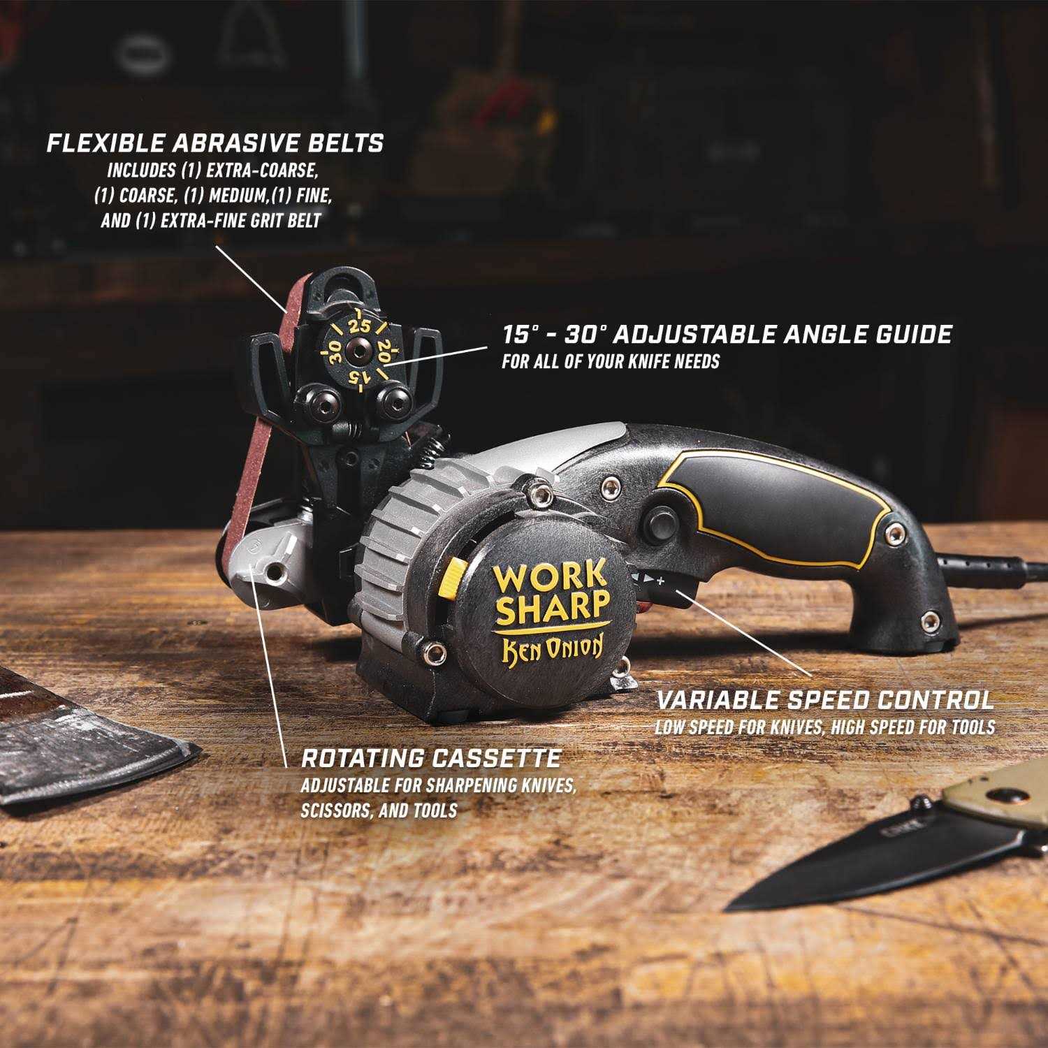 Work Sharp Ken Onion Edition Knife &amp; Tool Sharpener - Shop Hardware Tools Online Store