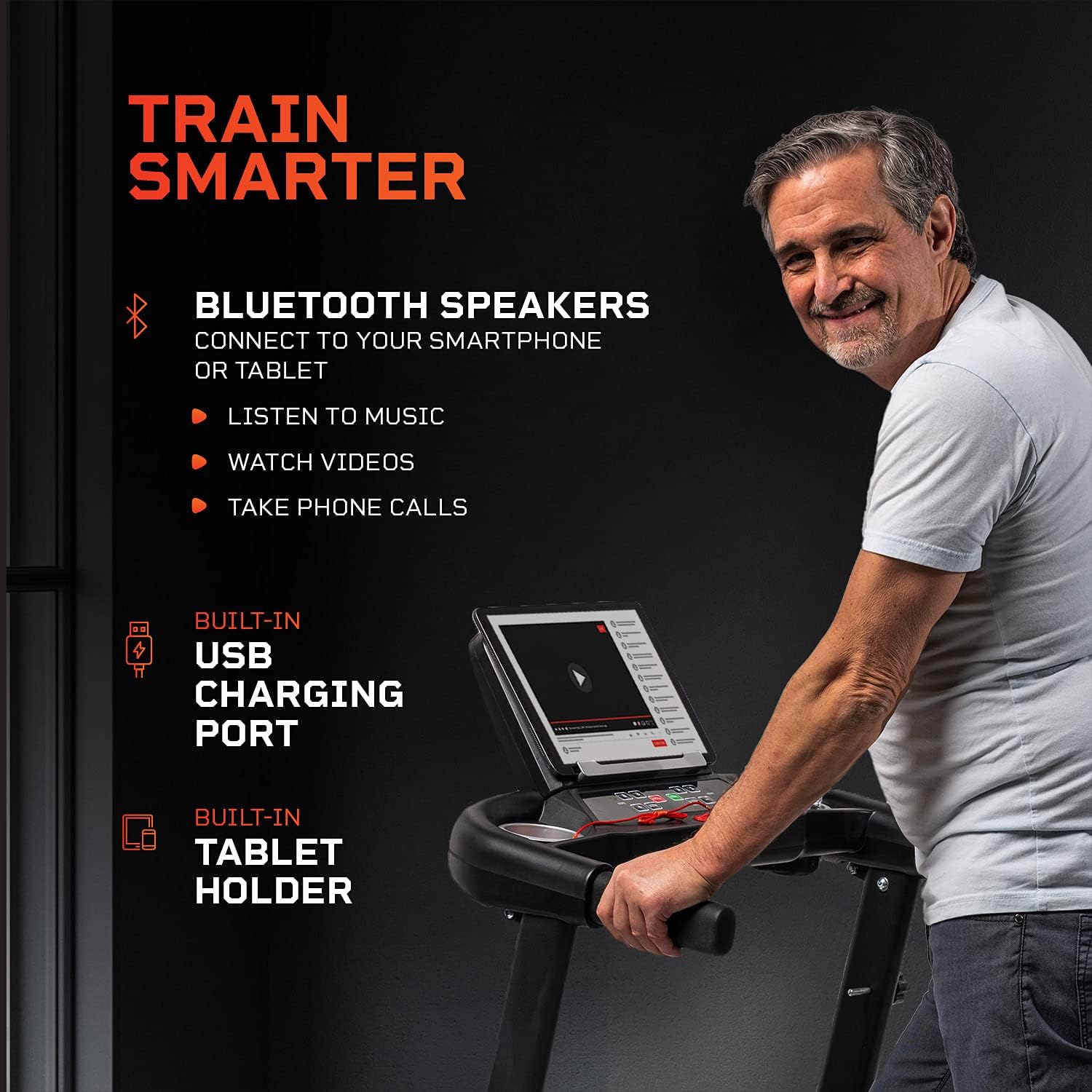 LifePro Foldable Treadmill for People 5' 4" & Under. Mini Electric Folding Treadmill for Walking & Running That Fits Small Spaces Including Apartments (Includes Bluetooth & Tablet Holder)