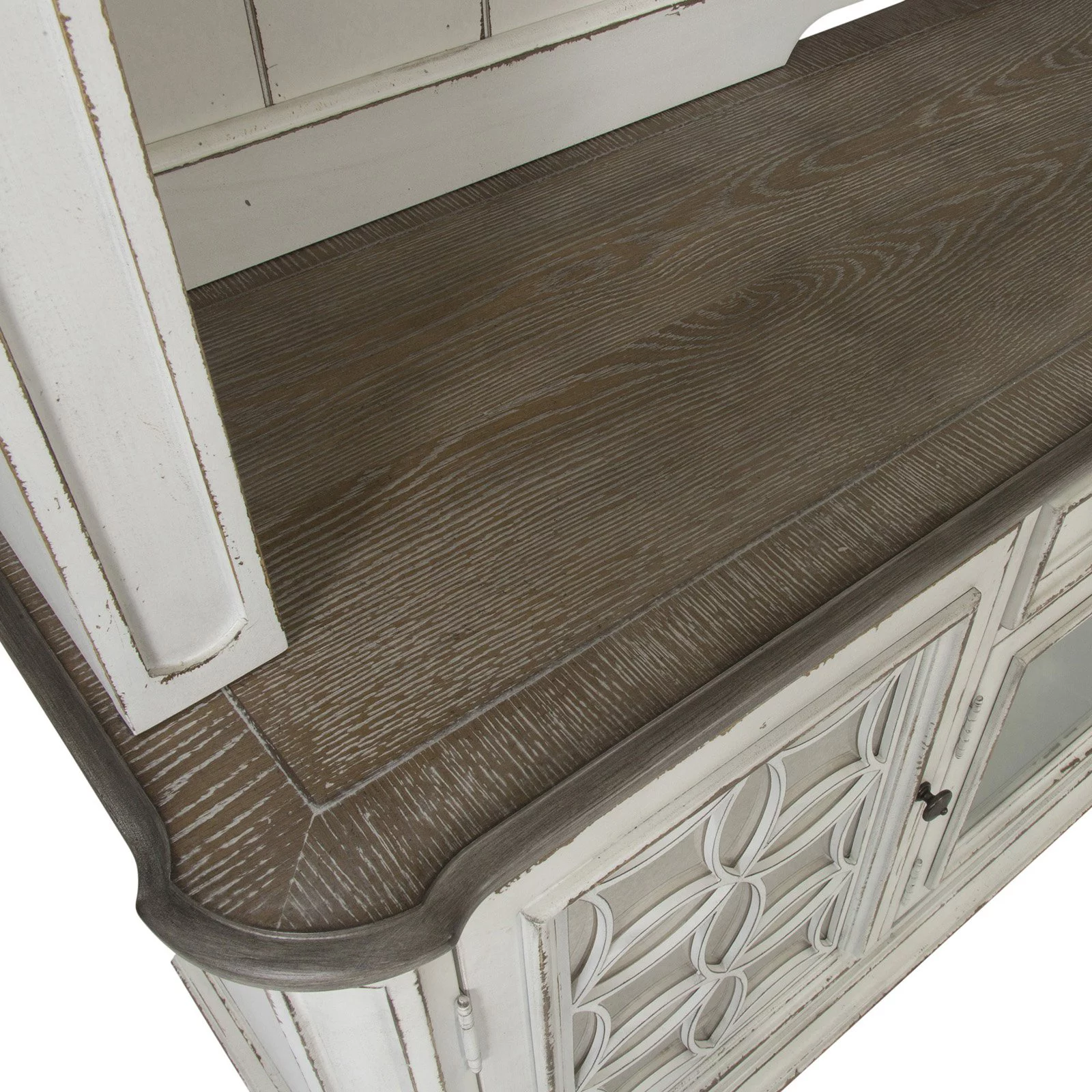 Magnolia Manor White Entertainment Center