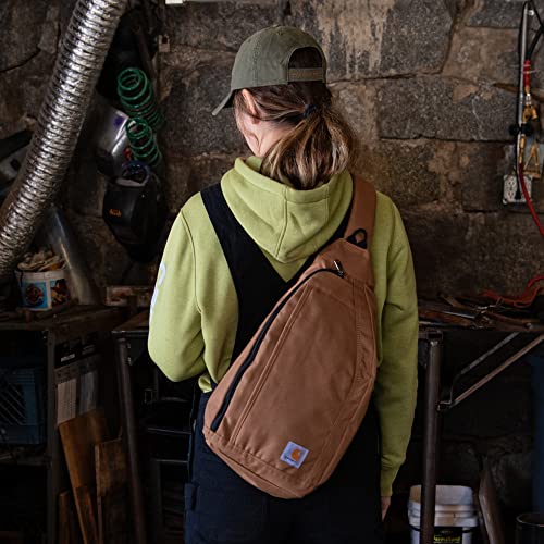 Carhartt Men's Sling Bag Sling Crossbody Backpack with Side Release Buckle & Tablet Sleeve