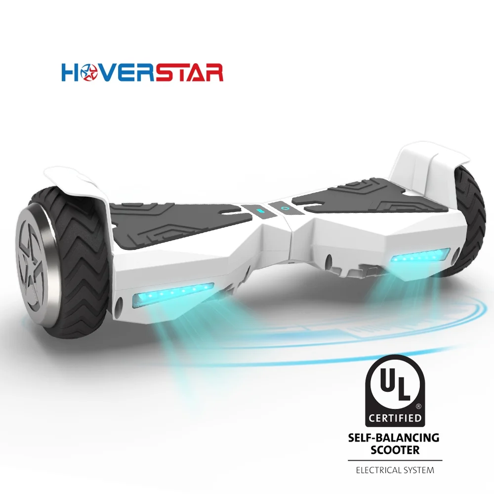 Hoverboard 6.5" UL 2272 Listed Two-Wheel Self Balancing Electric Scooter White