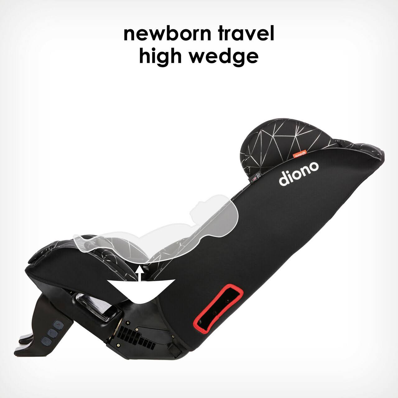Infant Diono Radian 3RXT Three Across All-in-One Car Seat