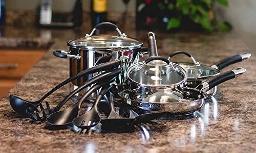 Cuisinart - Pro Classic 13-Piece Stainless-Steel Cookware Set - Stainless-Steel