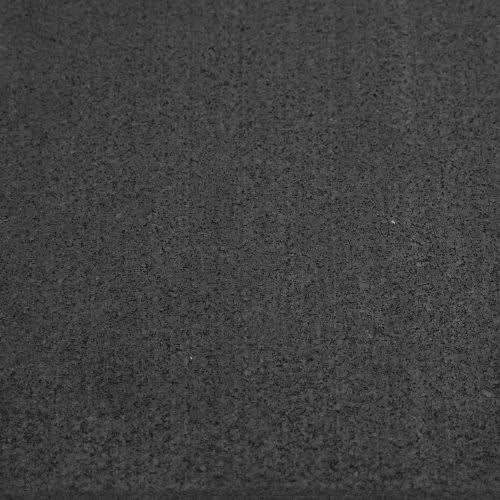 Rubber Cal Recycled Floor Mat, Black, 1/4-Inch x 4 x 8-Feet