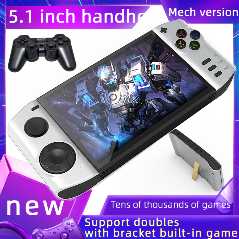 Handheld Game Console 5.1 Inch IPS Touch Screen Video Game Players Core Portable Retro Console