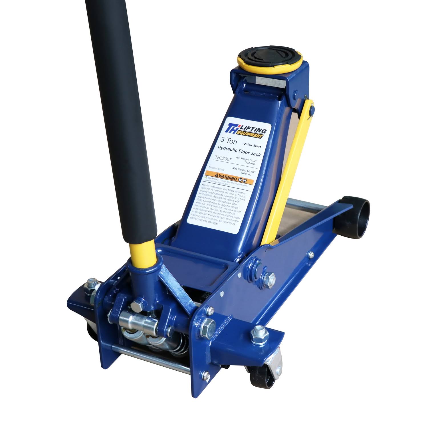 Aain,TH33007,3 Ton Heavy Duty Floor Jack, Steel Service Jack with Double Pump Quick Lift