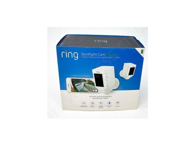 Ring Spotlight Cam Battery 2-Pack- White