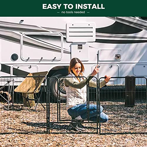 FXW Rollick Dog Playpen for Yard, RV Camping│Patented, 32 inch 16 Panels