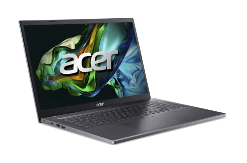 Acer Aspire 5 17 A517-58M-59R9 Slim Laptop | 17.3" FHD (1920 x 1080) IPS | Intel Core i5-1335U | Intel Iris Xe Graphics | 16GB LPDDR5 | 512GB Gen 4 SSD | Wi-Fi 6E | USB4/Thunderbolt 4 | Backlit KB
