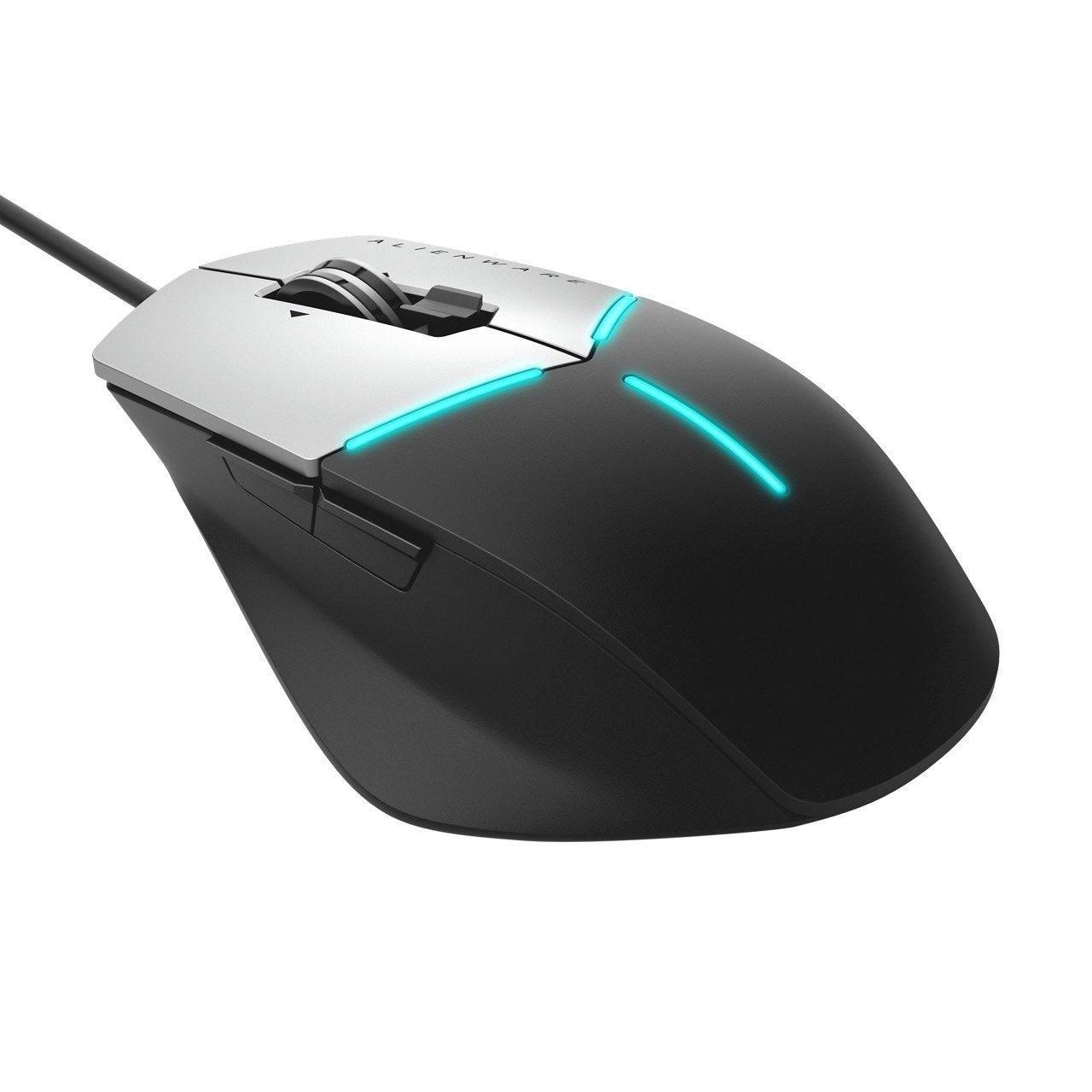 Alienware Advanced Gaming Mouse AW558 - USB Optical Mouse - Black/Silver