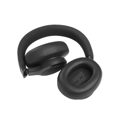JBL Live 660NC - Wireless Over-Ear Noise Cancelling Headphones with Long Lasting Battery and Voice Assistant - White, Medium