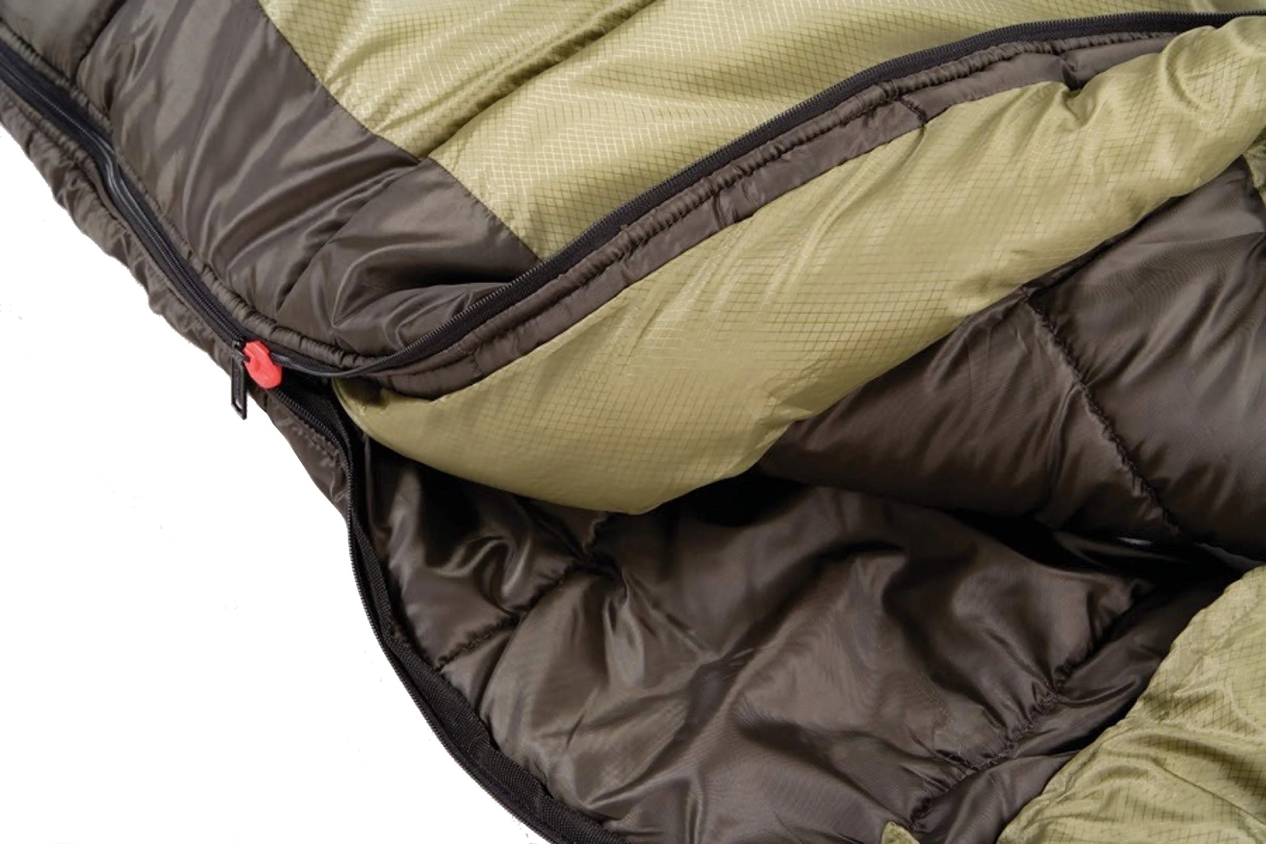 Coleman 0&amp;deg;F Mummy Sleeping Bag for Big and Tall Adults | North Rim Cold-Weather Sleeping Bag Olive