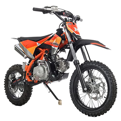X-PRO X29 110cc Dirt Bike with Automatic Transmission, Electric Start,14"/12" Tires! Assembled and Tested! (Black)